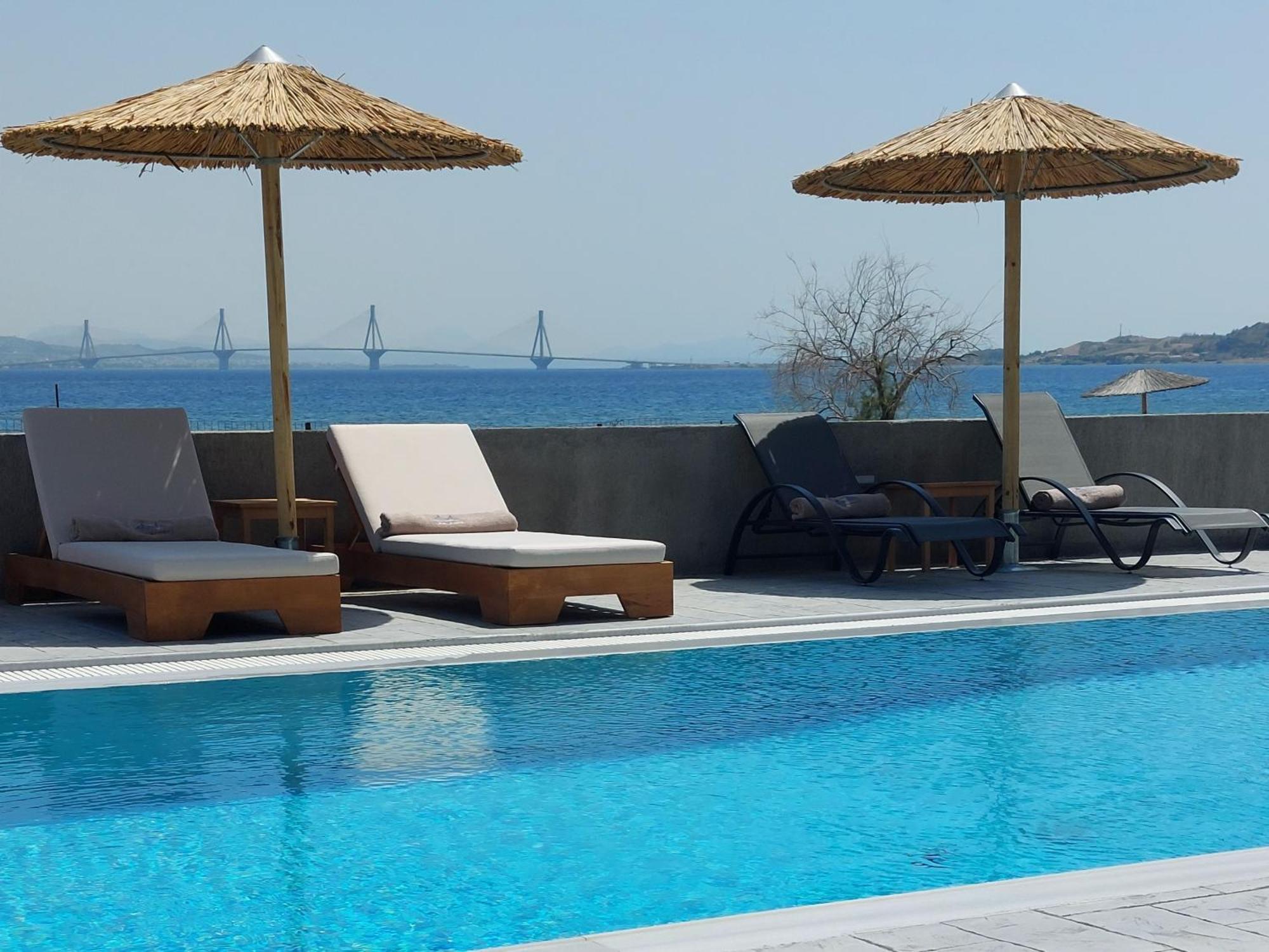 Santa Domenica Nafpaktos - Rooms And Apartments By The Sea Eksteriør bilde